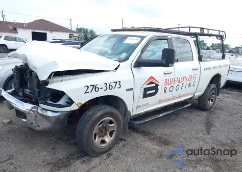 2010 Dodge Ram 2500 Slt из США, поврежденный, VIN 3D7TT2CT7AG151619